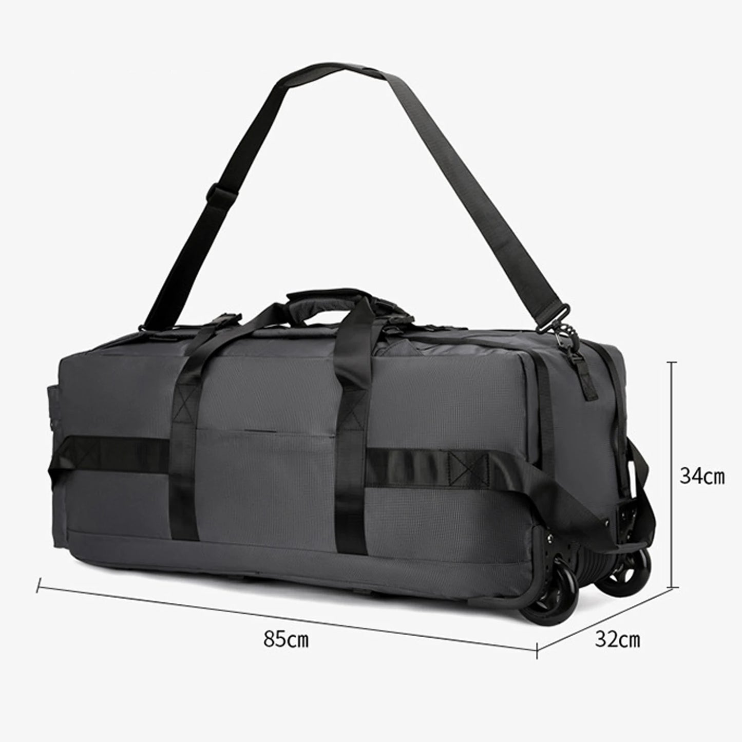 Bussiness To Beach: Sleek Wheeled Duffel Bag For Work And Play